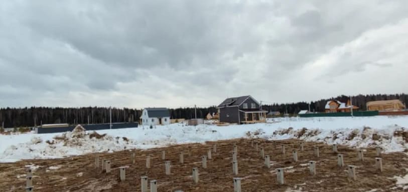 Фундамент на забивных ЖБ сваях
