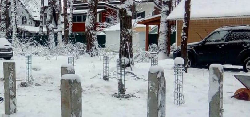 Фундамент на забивных ЖБ сваях